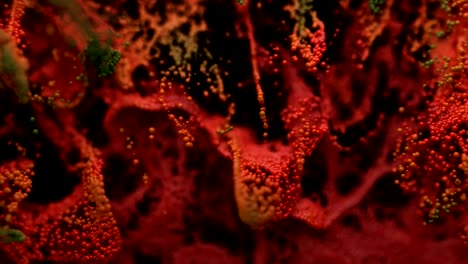 particle dust explosion simulation.