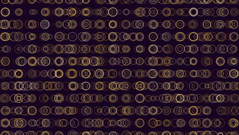 Symmetrical-golden-circles-on-black-background