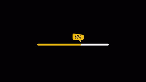 loading bar percentage animation alpha channel, loading bar progress cartoon