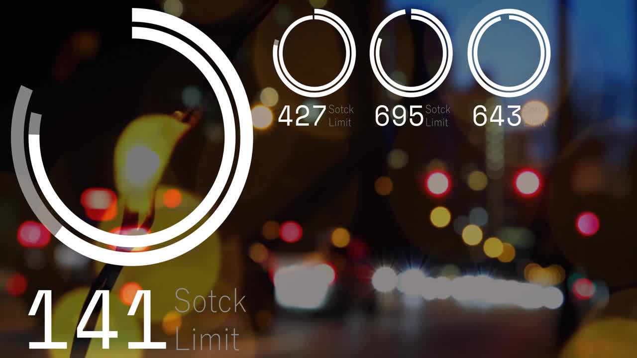 도시 풍경에 대한 데이터 처리 및 다이어그램의 애니메이션