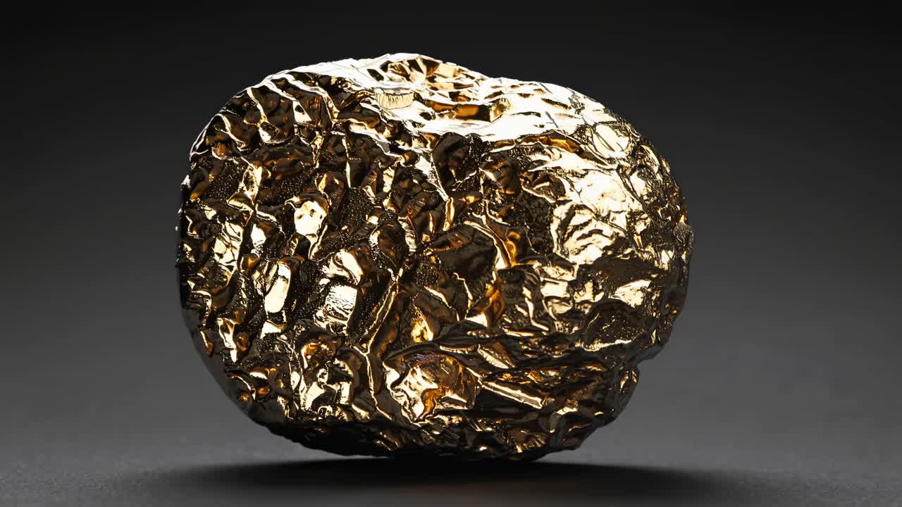 esfera abstracta dorada