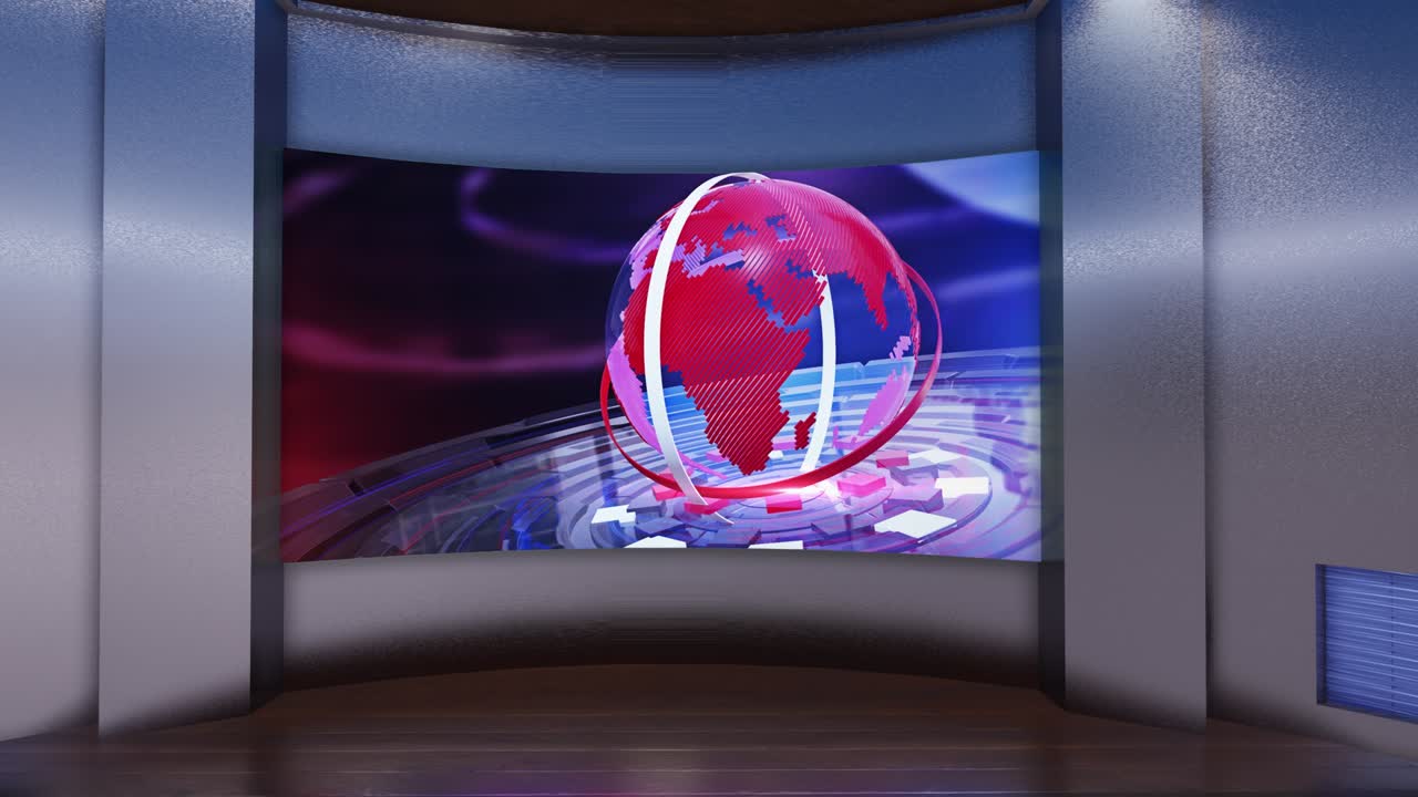 Noticias del estudio de televisión virtual 3D