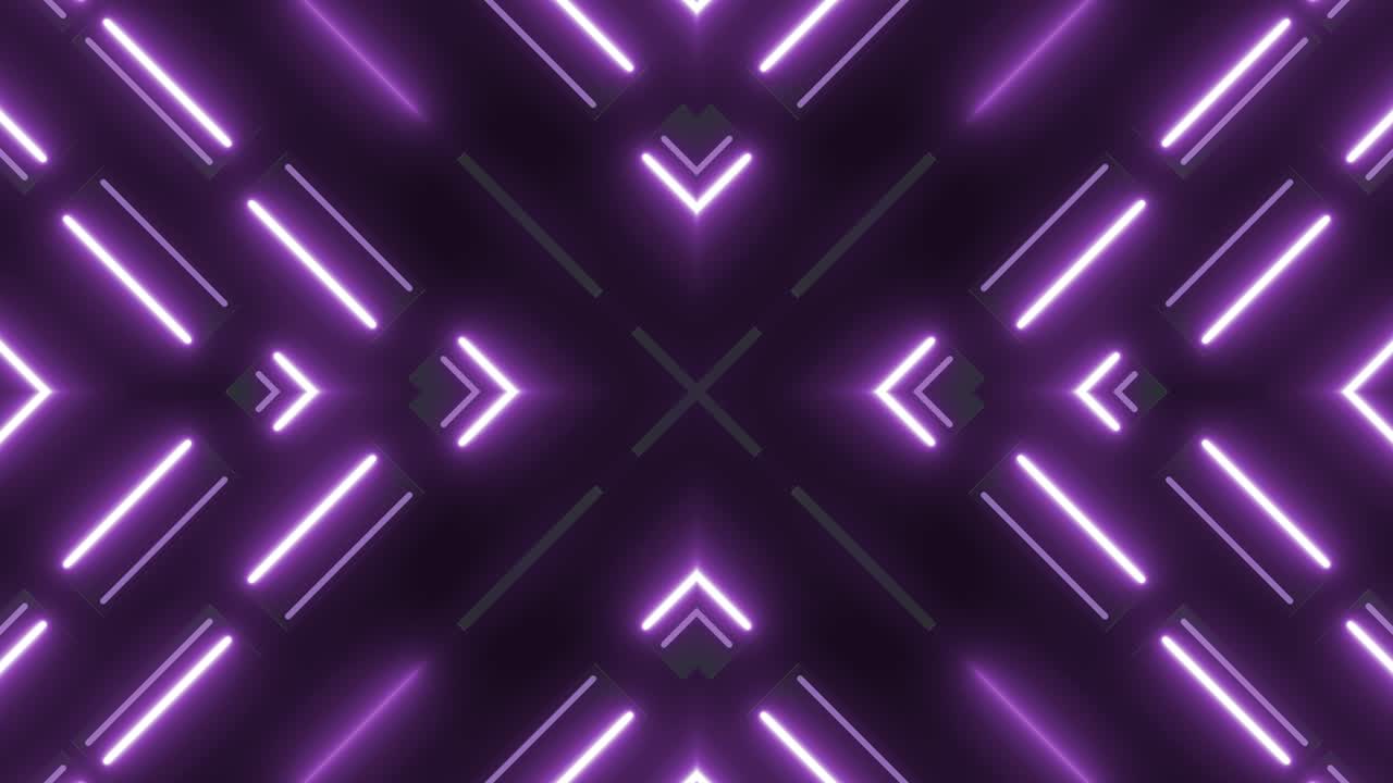 Motivo Geometrico Neon Viola