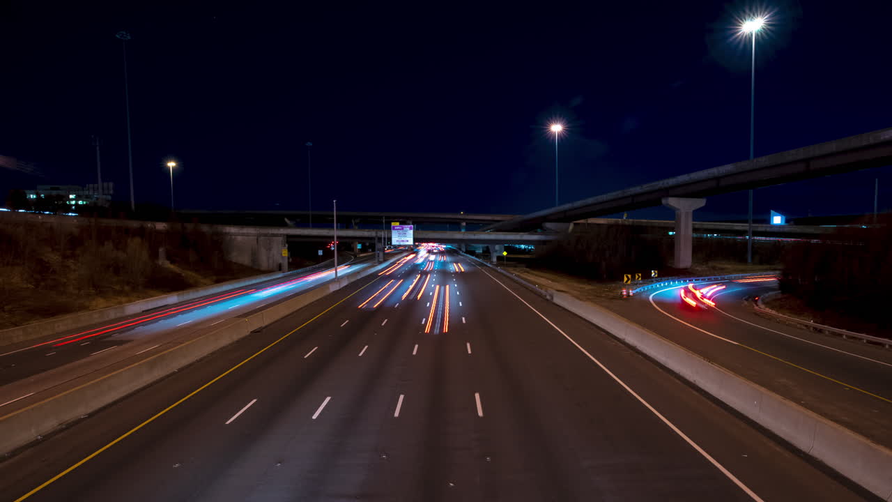 Cars Moving On A Busy Road