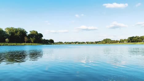 calm day on the lake