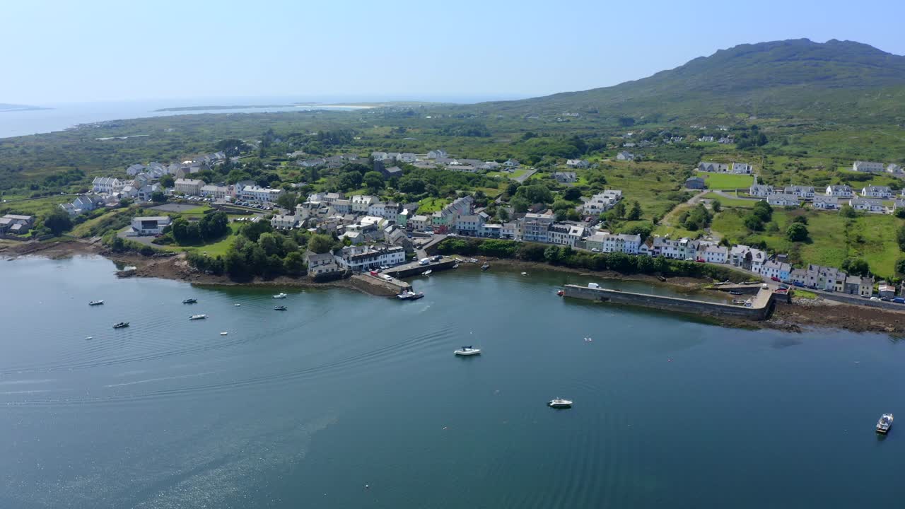 roundstone village, connemara, county galway, 아일랜드, 2021년 7월