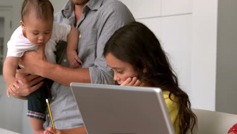 Happy-family-in-the-kitchen