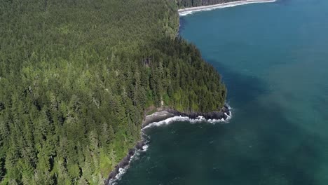 picturesque coastline of vancouver island, british columbia, canada