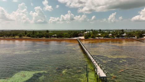 aerial cinematic footage of sugarloaf key florida usa