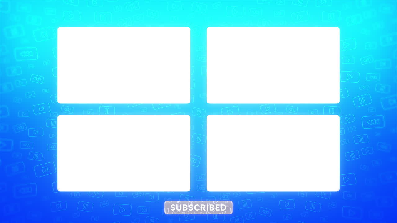 YouTube End Screen Template