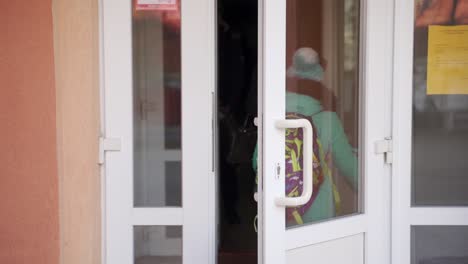 school entrance