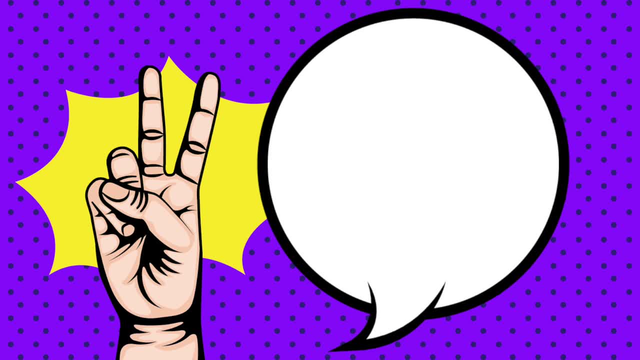 animación de arte pop