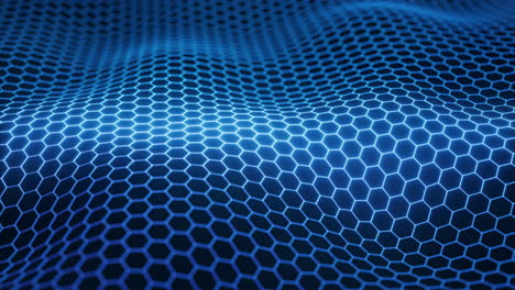 digital hexagonal graphic background, 3d rendering.