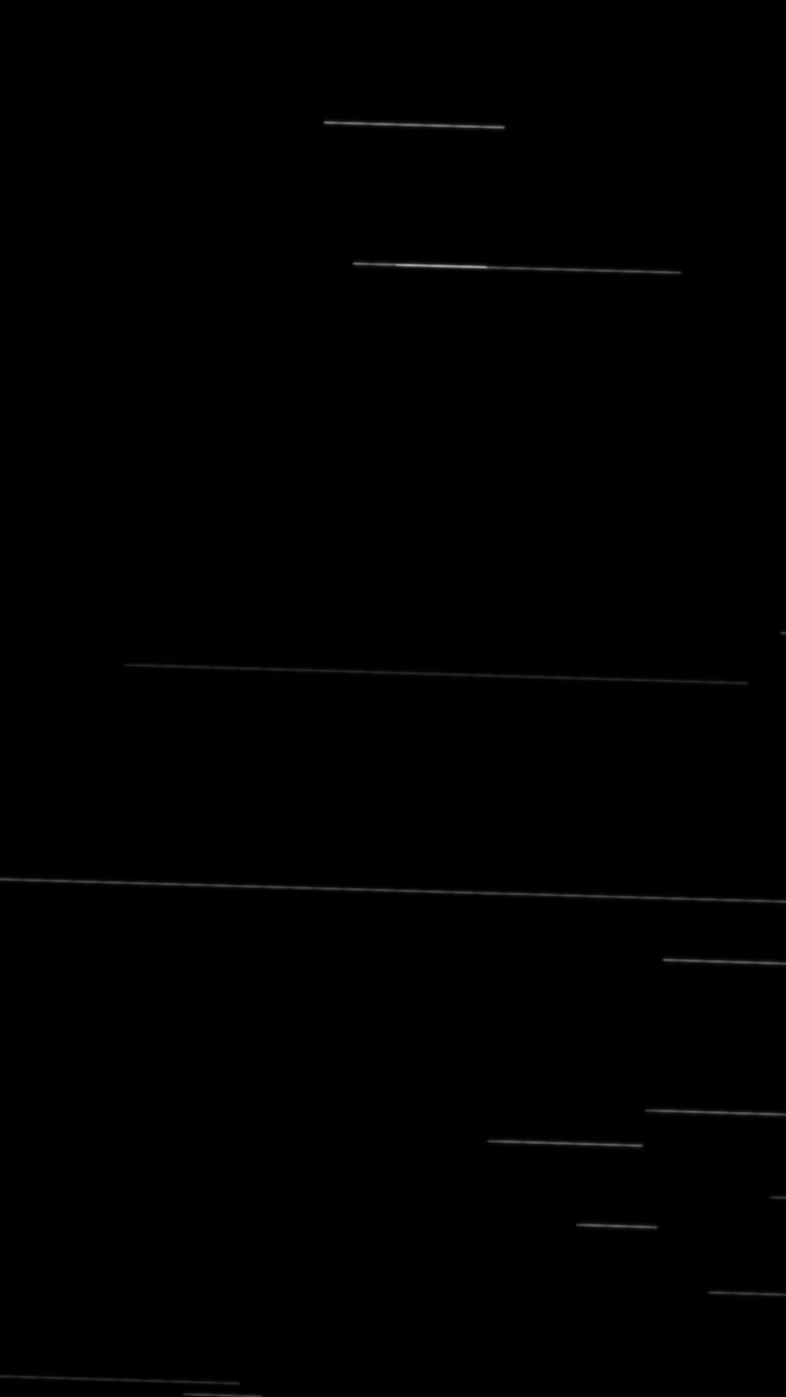 Abstract White Lines Moving on Black Background