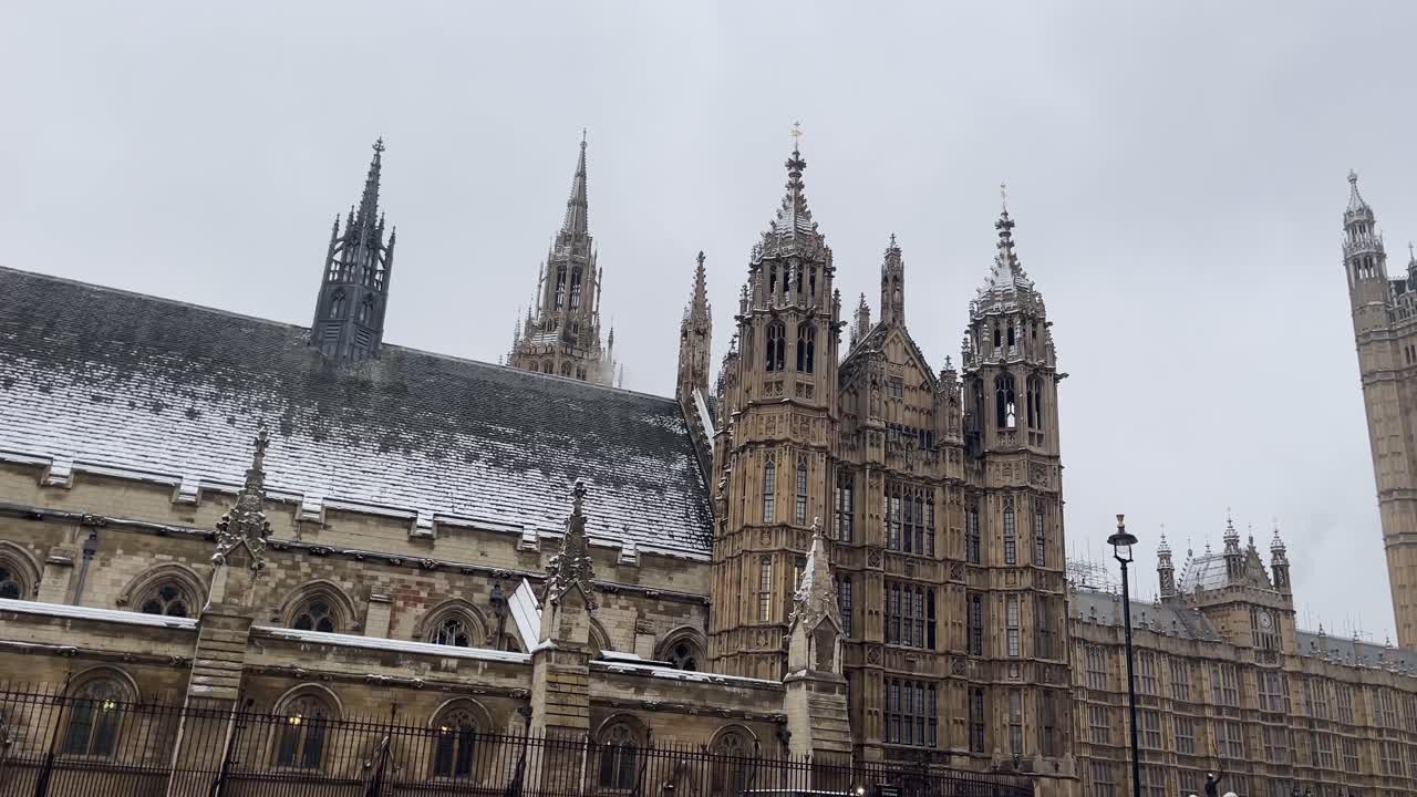 빅 벤과 웨스트민스터 궁전의 풍경
