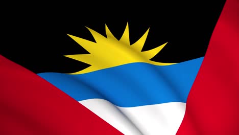 antigua and barbuda national flag