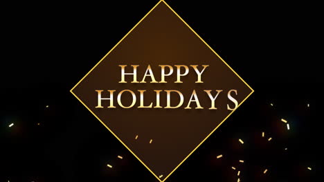 Golden-diamond-with-bold-Happy-Holidays---festive-image-for-the-holiday-season