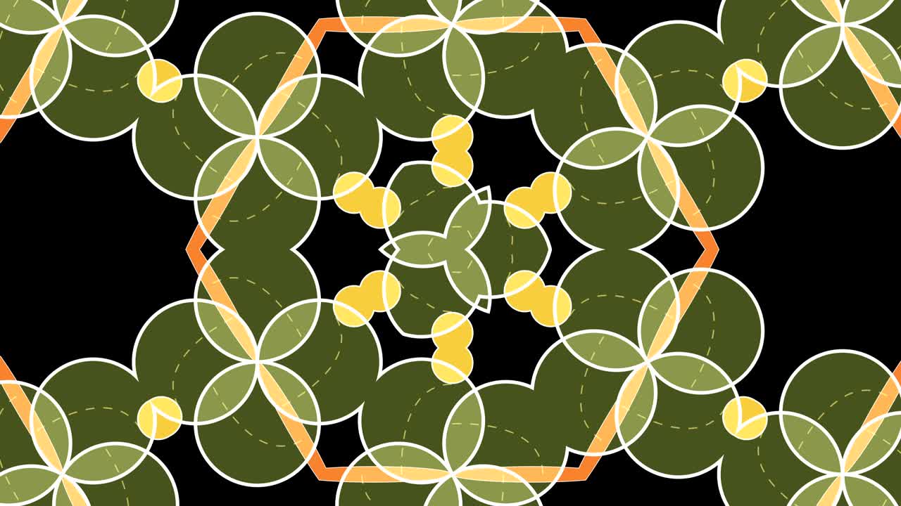 추상적인 배경과 레트로 칼레이다.