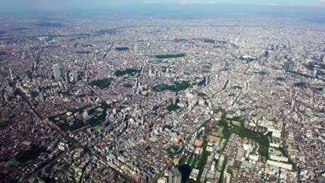 日本的空中景色