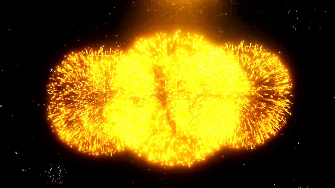 불꽃놀이 디스플레이 폭발 입자에 대한 전체 판매 텍스트.