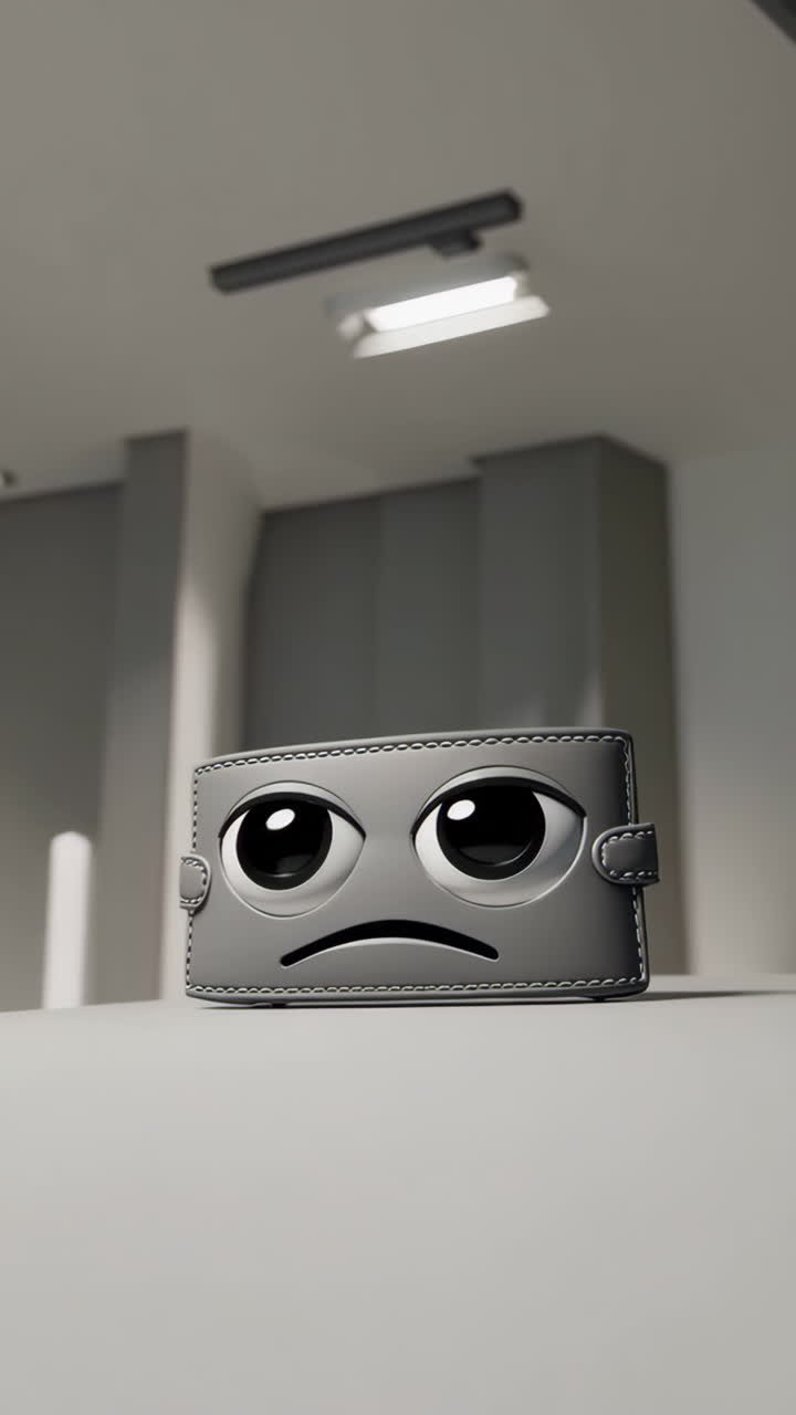 Sad Gray Wallet