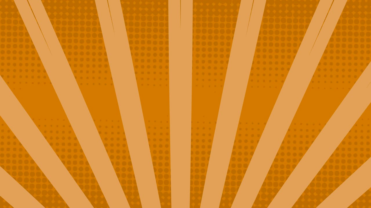 Stripes rotating and moving against yellow background