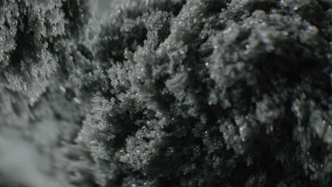 close-up of a granular material