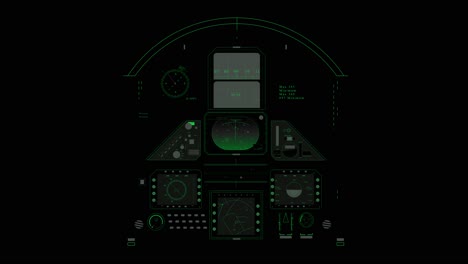 complex futuristic hud dashboard. computer graphic vfx