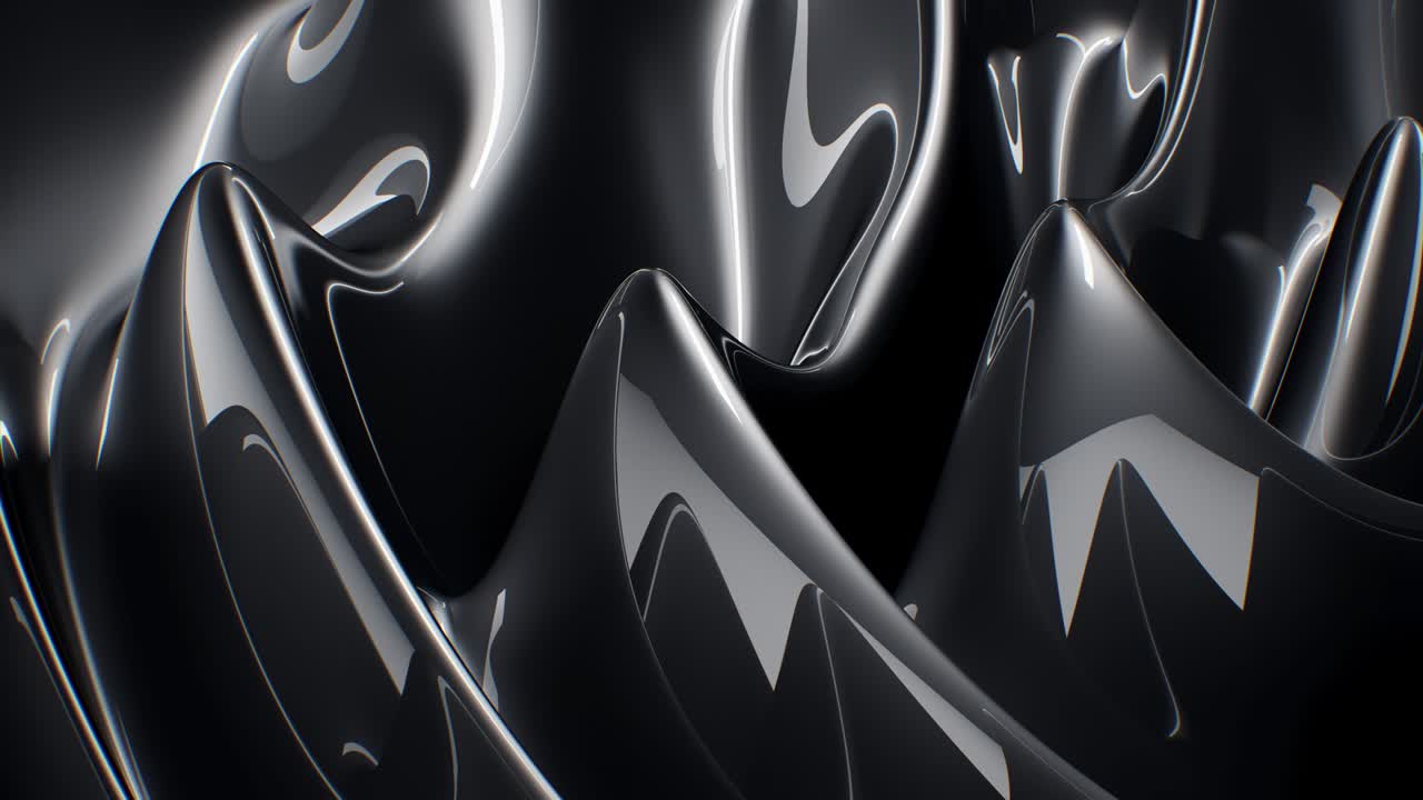 추상적인 배경 럭셔리 천 또는 액체 파동 모 검은 배경, 기름 또는 천 재료 우아한 벽지 디자인