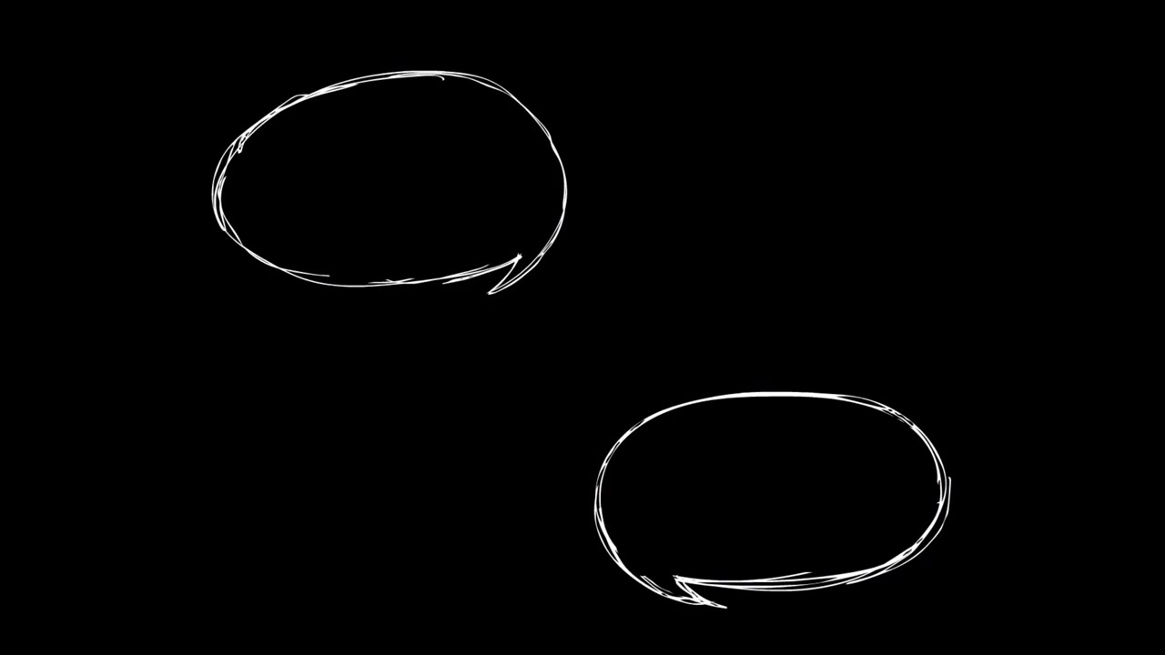 Scribble Speech Bubble 06