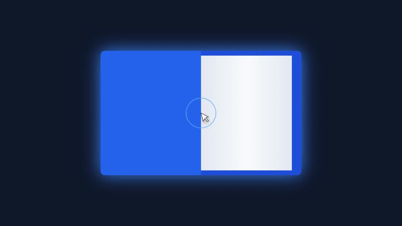 Computer Mouse Cursor Interacting with Digital Interface Element