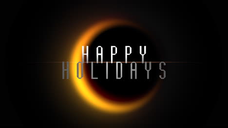 Lunar-festivity:-Happy-Holidays-on-moon-in-a-radiant-galaxy