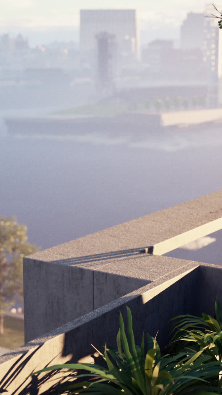 impresionante vista desde un techo con vistas a un paisaje urbano