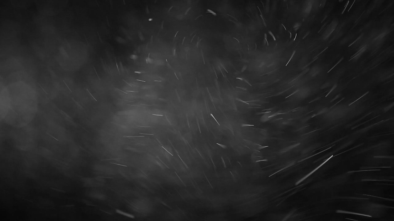 Abstract Floating Particles with Light and Bokeh Effect