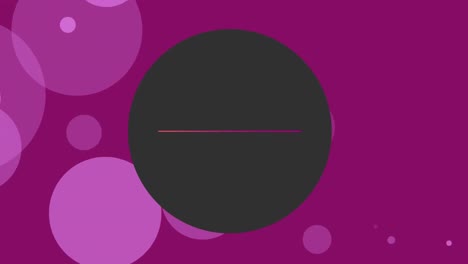 animación de formas en movimiento sobre fondo púrpura