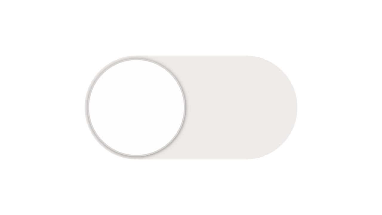 Switch control On and Off. Toggle switch animation. Turning On Or Off. 4K video