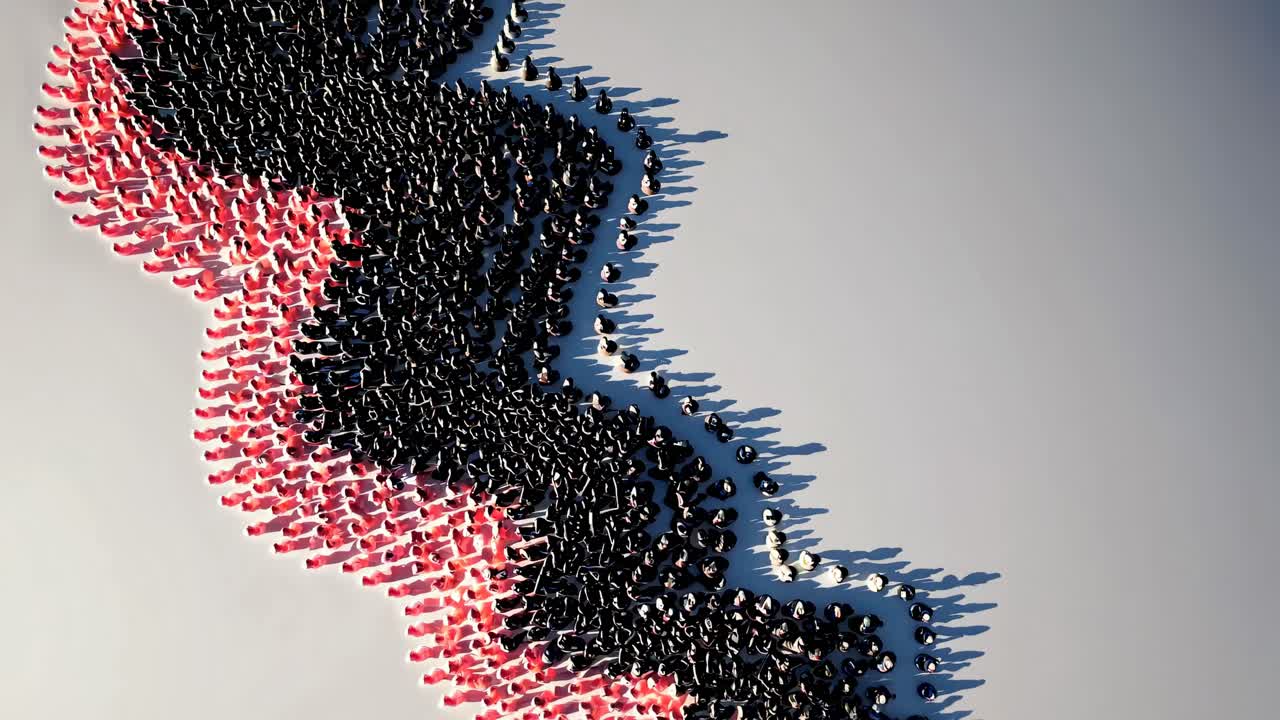 Abstract Crowd Pattern