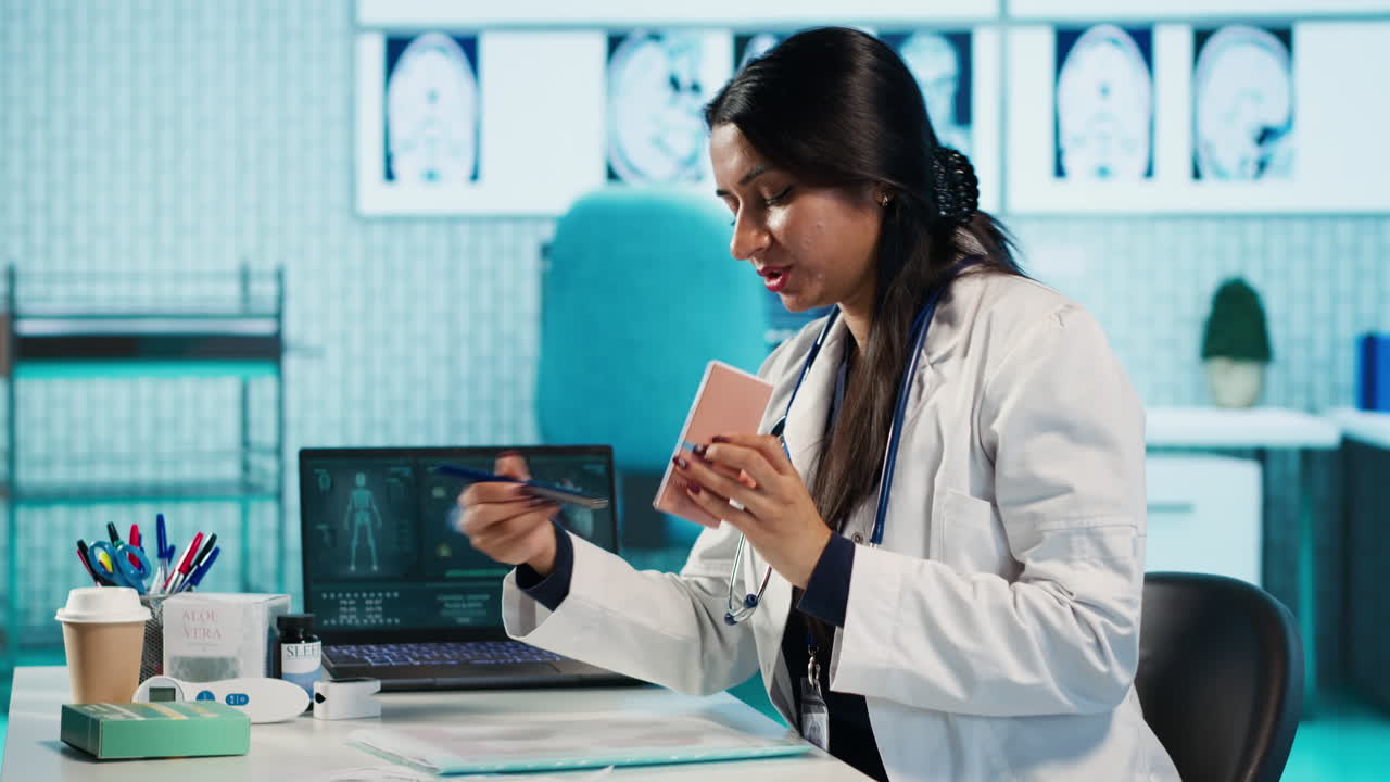 Female Doctor Explaining Treatment in Office