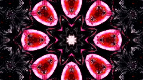movimiento de fondo de kaleidoscopio abstractamente colorido
