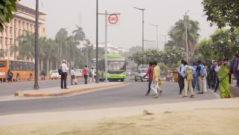 dtc bus stand delhi india