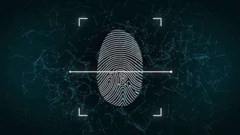 Fingerprint-scanner-against-network-of-connections