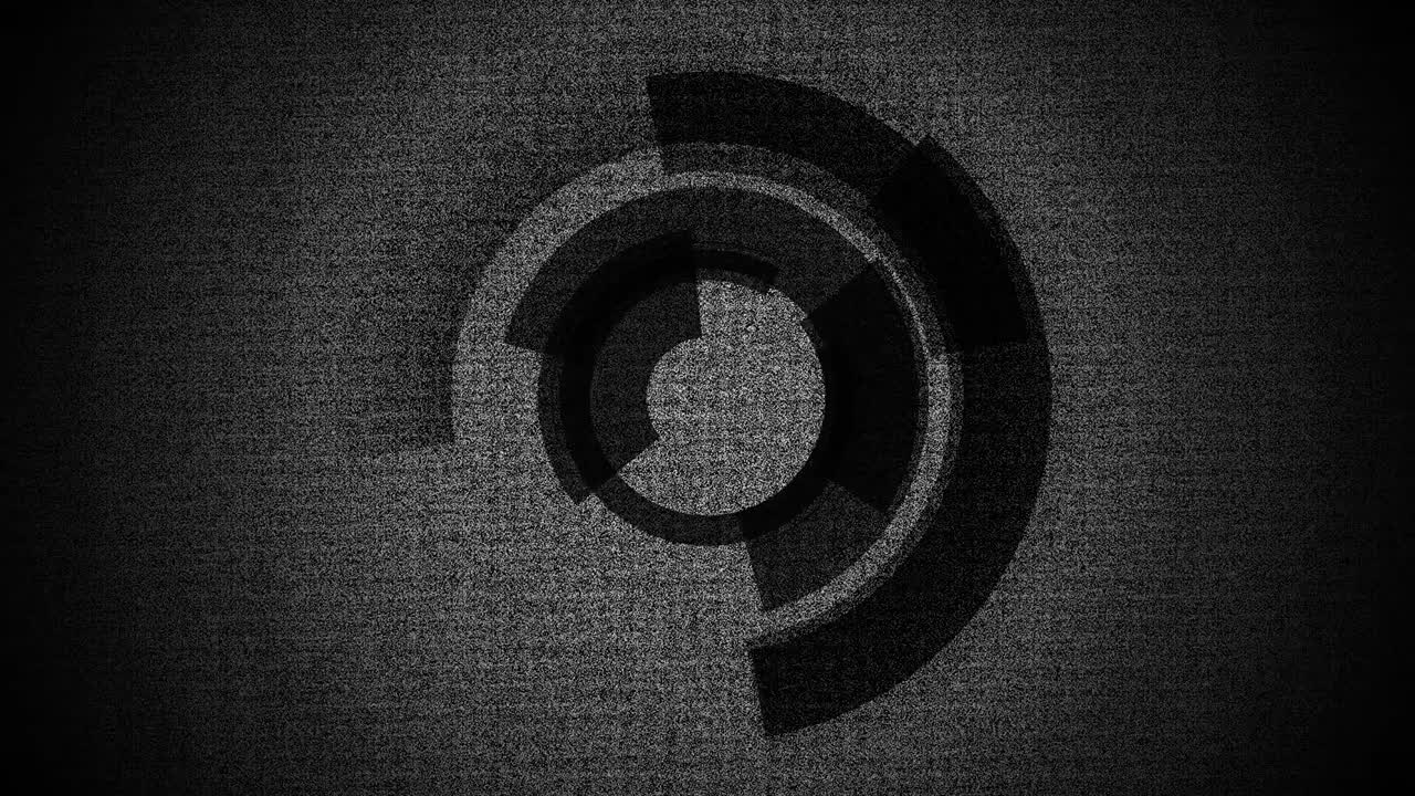 추상적인 배경 회전하는 원형 세그먼트