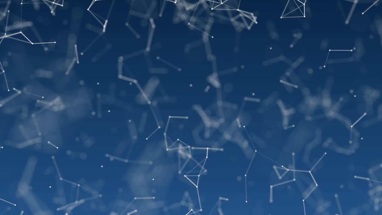 el plexo abstracto de fondo azul