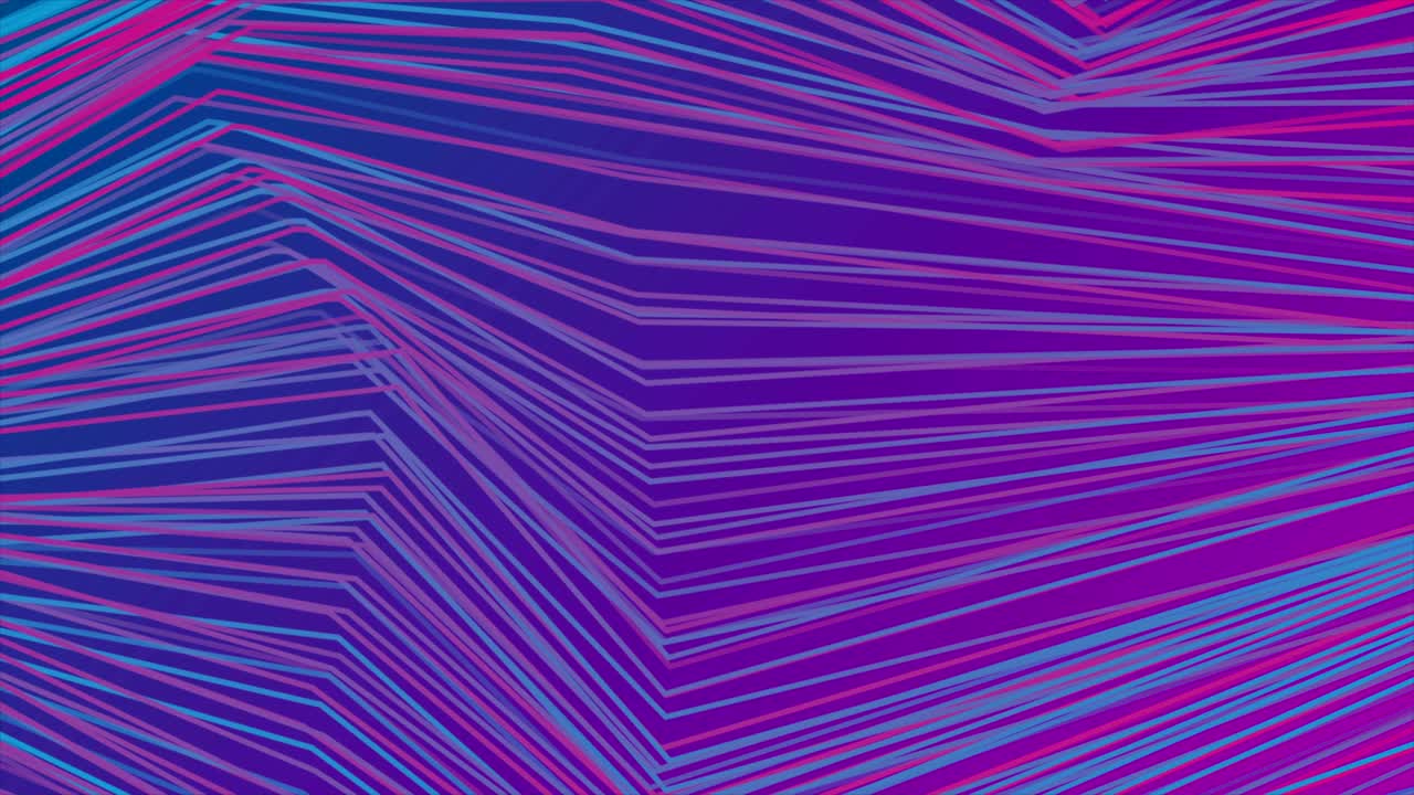 azul púrpura abstracto líneas refractadas animación de video