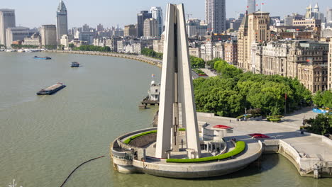 timelapse of the amazing shanghai city skyline