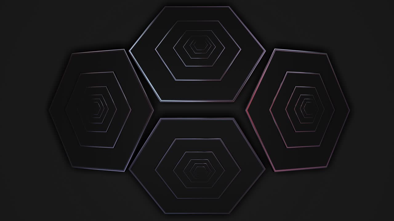 patrón hexagonal abstracto