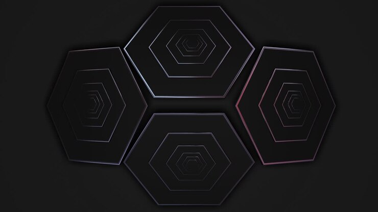 patrón hexagonal abstracto