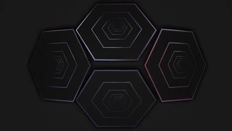 patrón hexagonal abstracto