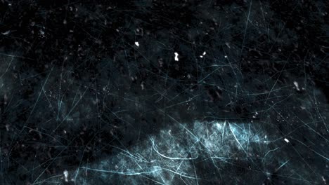 abstract cosmic texture with blue lines and sparkles