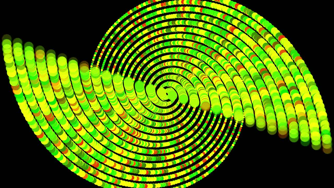 diseño de espiral abstracto colorido